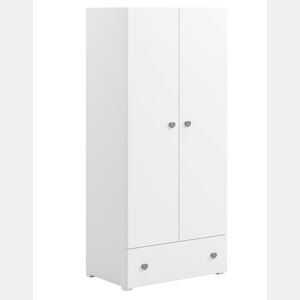 Roupeiro STELLA WR80 2D1D3S 80x177x50 Branco