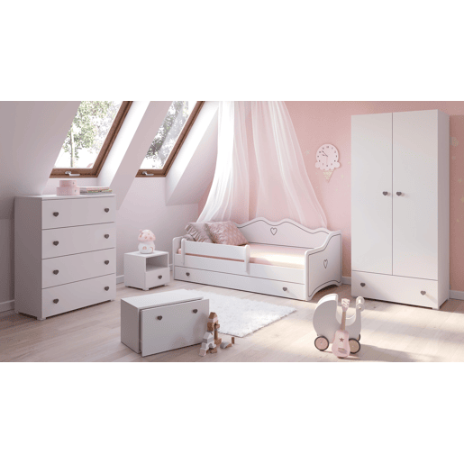 Roupeiro STELLA WR80 2D1D3S 80x177x50 Branco