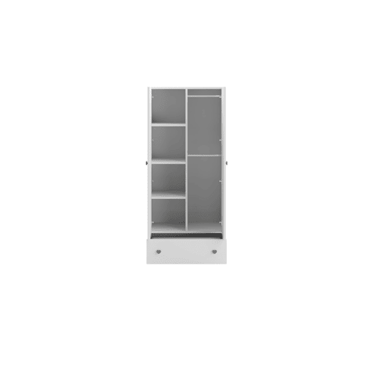 Roupeiro STELLA WR80 2D1D3S 80x177x50 Branco