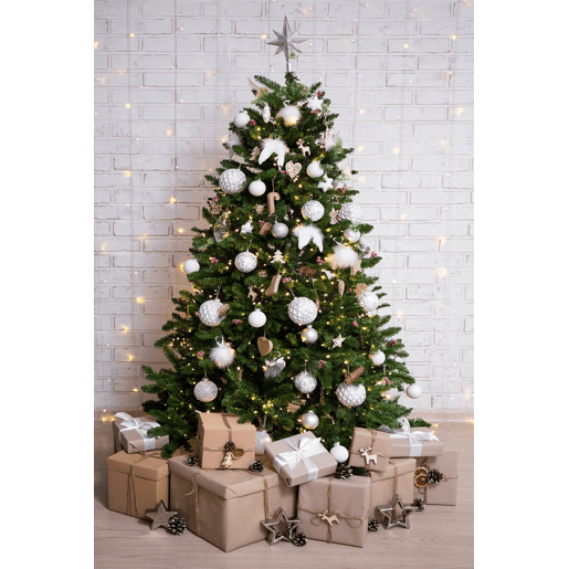 Árvore de Natal de efeitos reais Verde