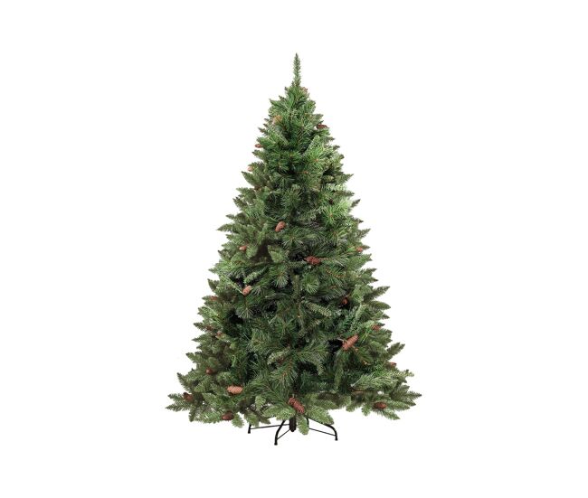 árbol de navidad de efectos reales verde