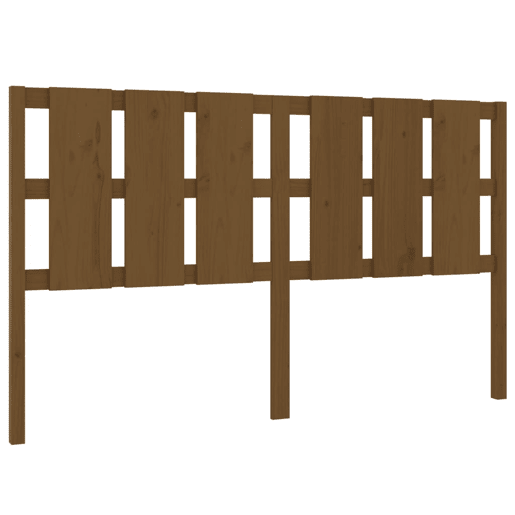 vidaXL Cabeceira de cama 185,5x4x100 cm pinho maciço castanho mel vidaXL Cabeceira de cama 185,5x4x100 cm pinho maciço castanho mel