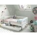Cama con somier y cajón Vipack Tod Cama con somier y cajón Vipack Tod Blanco