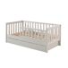 Cama con somier y cajón Vipack Tod Cama con somier y cajón Vipack Tod Blanco