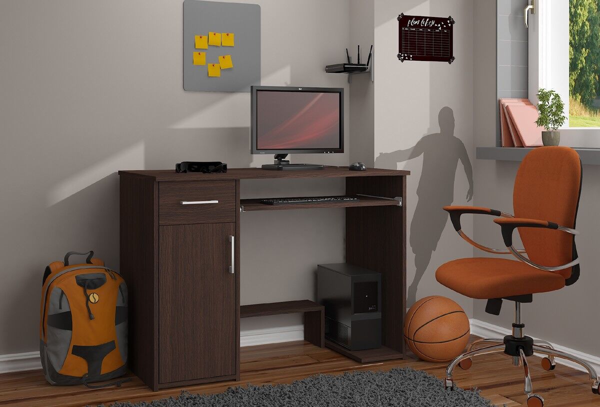 Bureau, Wengé, 77 x 120 x 50 cm | Leroy Merlin