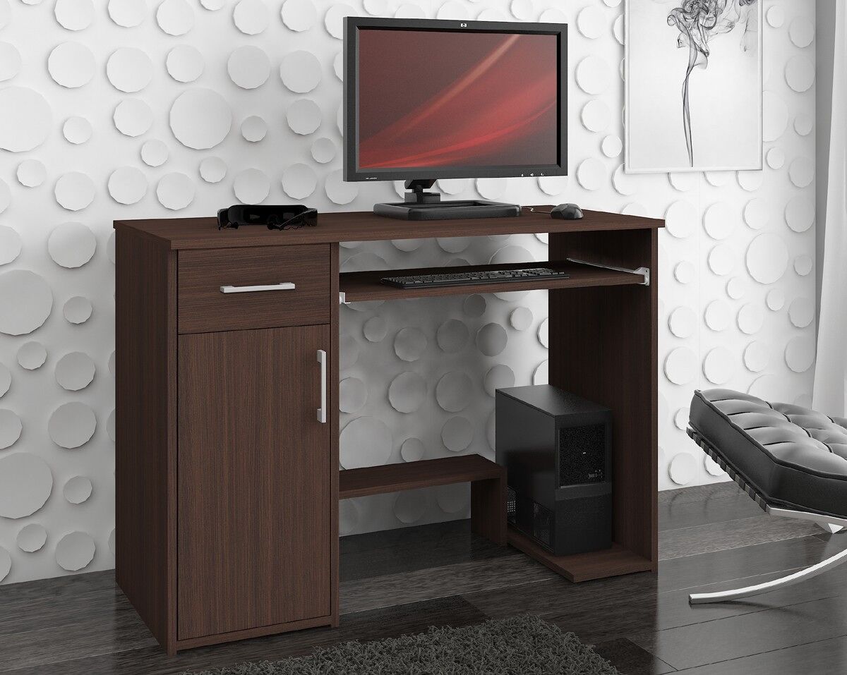 Candido Bureau, Hoek-PC-bureau, Multifunctionele Kantoortafel, Ruimtebesparend Bureau Met Meerdere Posities 100 Made In Italy 120x50h75 Cm Antraciet