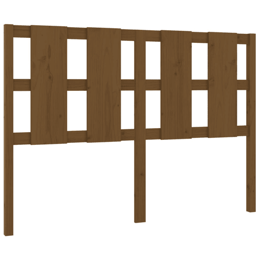 vidaXL Cabeceira de cama 125,5x4x100 cm pinho maciço castanho mel vidaXL Cabeceira de cama 125,5x4x100 cm pinho maciço castanho mel
