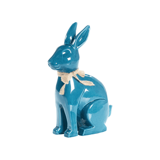 Acessório decorativo Coelho JAMBLES Cerâmica Azul