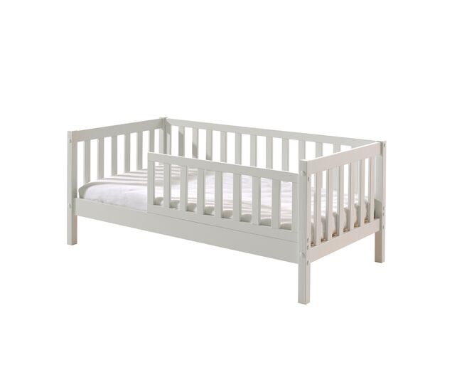 Cama 70x140 con somier vipack tod - blanco