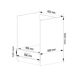 Armario de cocina para horno AKORD S60 OLIWIA 1 estante 60 Armario de cocina para horno AKORD S60 OLIWIA 1 estante 60 Blanco