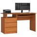 Escritorio CLP 135cm AKORD 3 cajones 2 estantes Roble Sonoma 135x60 Escritorio CLP 135cm AKORD 3 cajones 2 estantes Roble Sonoma 135x60 Marrón Claro