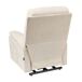 Beliani Sillón reclinable RISE Beliani Sillón reclinable RISE Crema