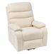 Beliani Sillón reclinable RISE Beliani Sillón reclinable RISE Crema