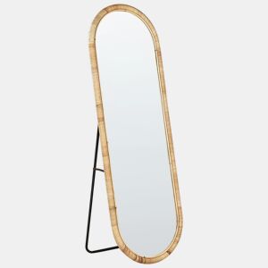 Espelho de pé MONTOT 150 cm Rattan Natural