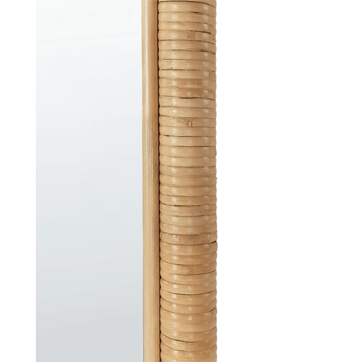 Espelho de pé MONTOT 150 cm Rattan Natural