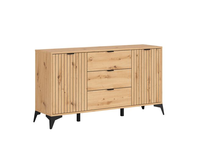 Bufé 2 puertas 3 cajones 150 cm mao madera