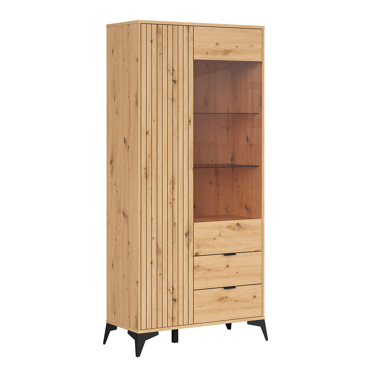 Vajillero 2 puertas 2 cajones mao madera