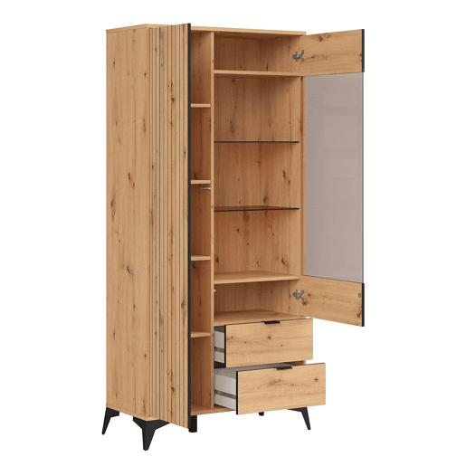 Vaisselier 2 portas 2 gavetas Mao Madeira