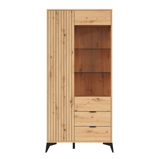 Vaisselier 2 portas 2 gavetas Mao Madeira