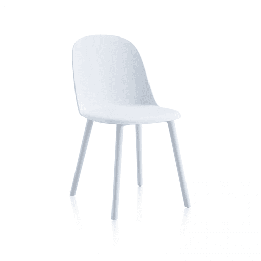 Conjunto de 4 cadeiras de jantar Sabra Branco 48 x 80,5 x 45 cm