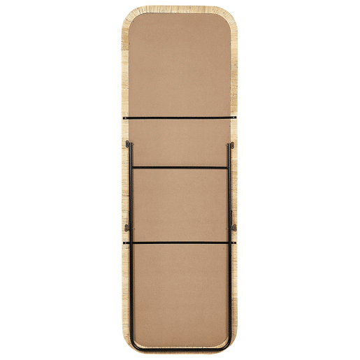 Espelho de pé MALANGE 150 cm Rattan Natural