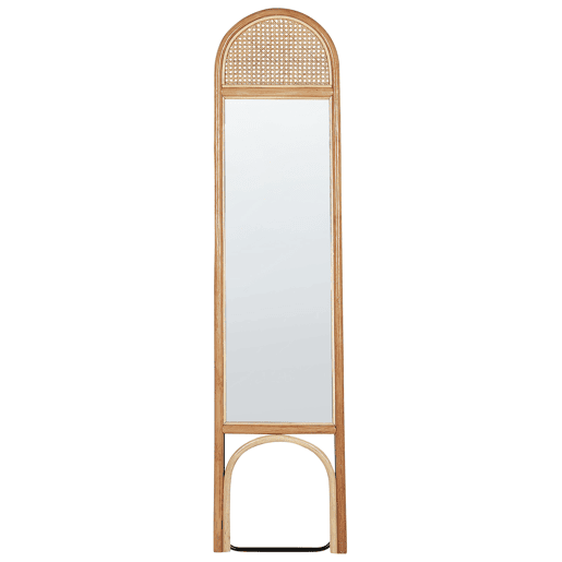 Espelho de pé BRUSSEY 170 cm Rattan Natural