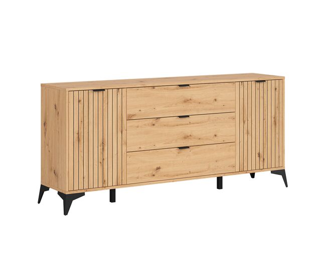 Bufé 2 puertas 3 cajones 180 cm mao madera