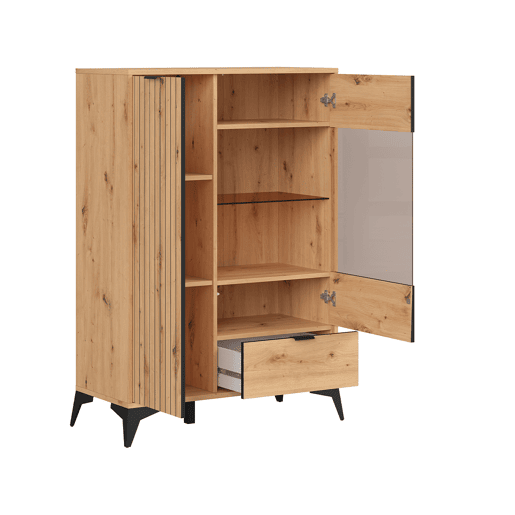Vaisselier baixo 2 portas 1 gaveta Mao Madeira