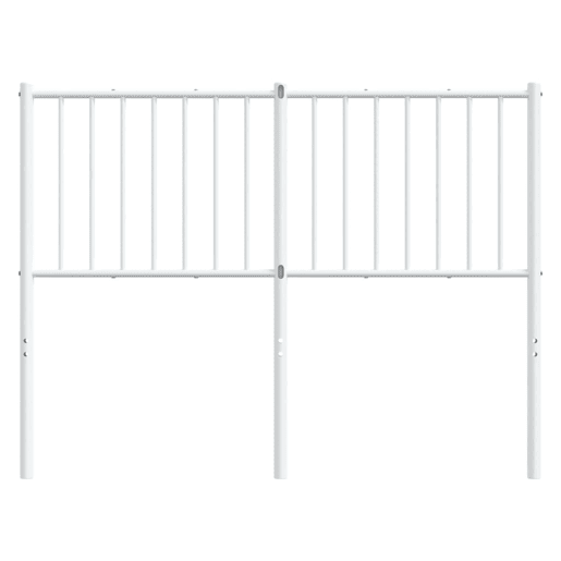 vidaXL Cabeceira de cama 120 cm metal branco vidaXL Cabeceira de cama 120 cm metal branco