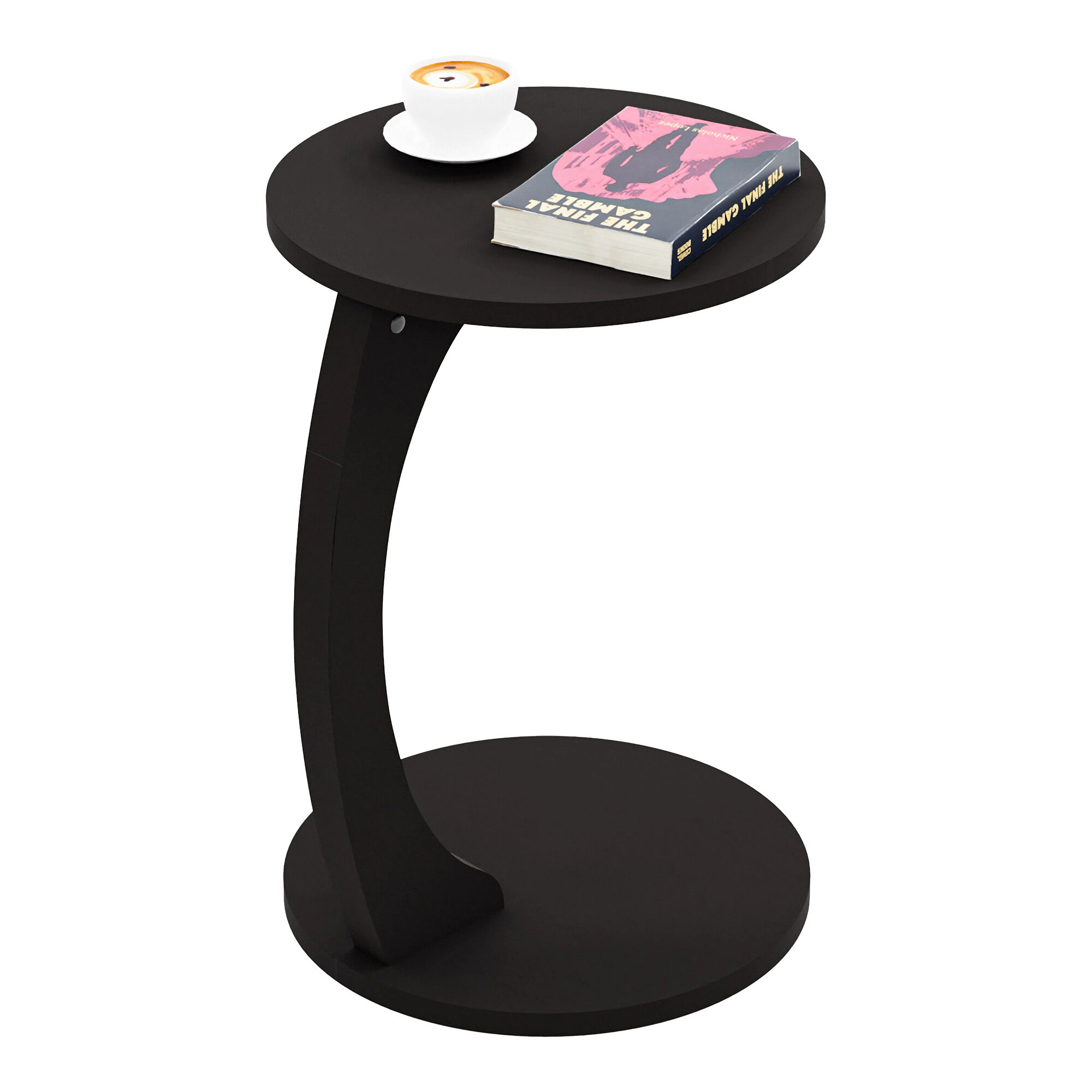 Mesa auxiliar Holeby con 4 ruedas [en.casa] 39x38