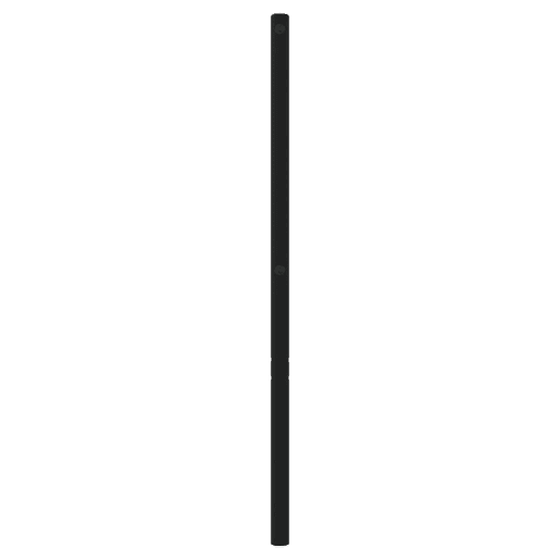 vidaXL Cabeceira de cama 200 cm metal preto