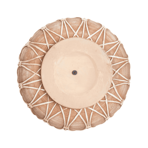 Jarro de flores DOMOKOS Cerâmica 38 cm Castanho claro