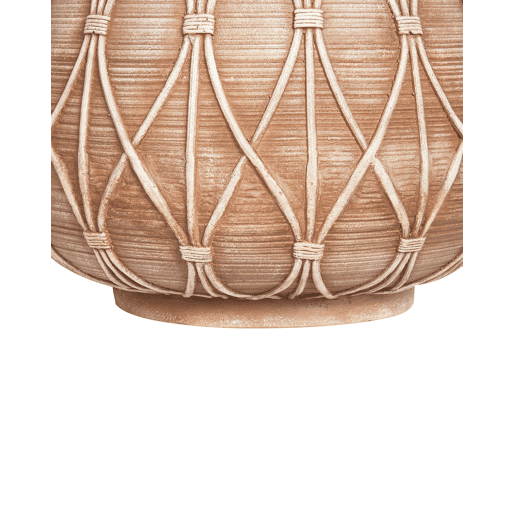 Jarro de flores DOMOKOS Cerâmica 38 cm Castanho claro