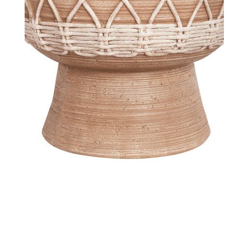 Jarro de flores ALMIROS Cerâmica 51 cm Castanho claro