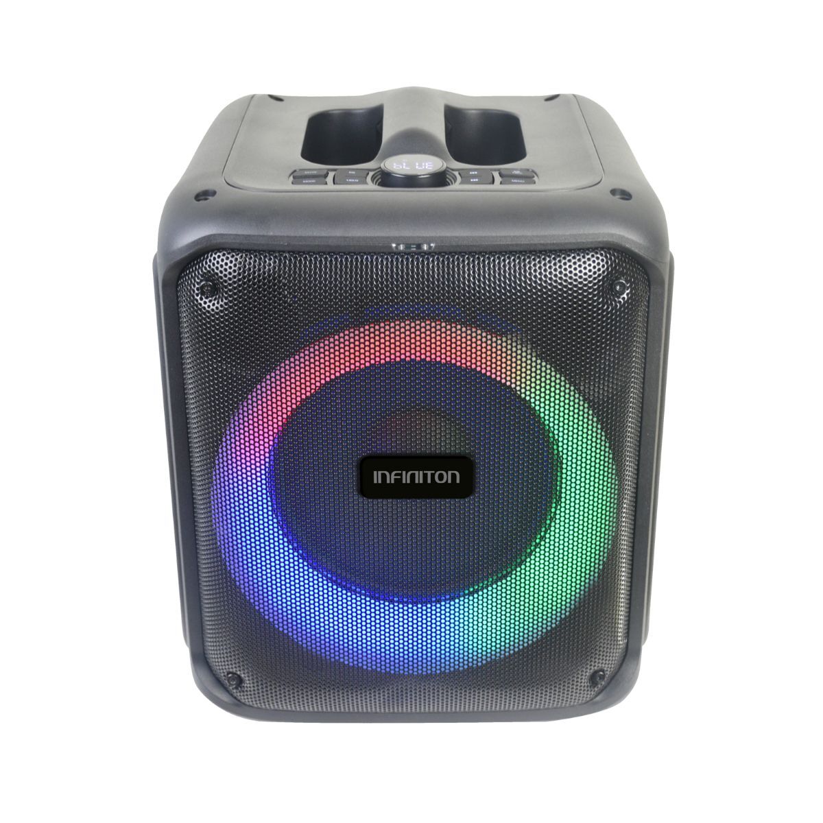 INFINITON Altavoz portátil Party EQ07, 70 W, Bluetooth, Radio FM