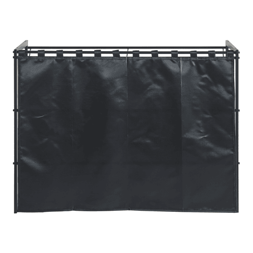 Sapateira Sel com cortina - Preto en.casa