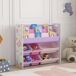 Estantería Infantil Rødøy con cajas - Motivo de océano Estantería Infantil Rødøy con cajas - Motivo de océano Multicolor
