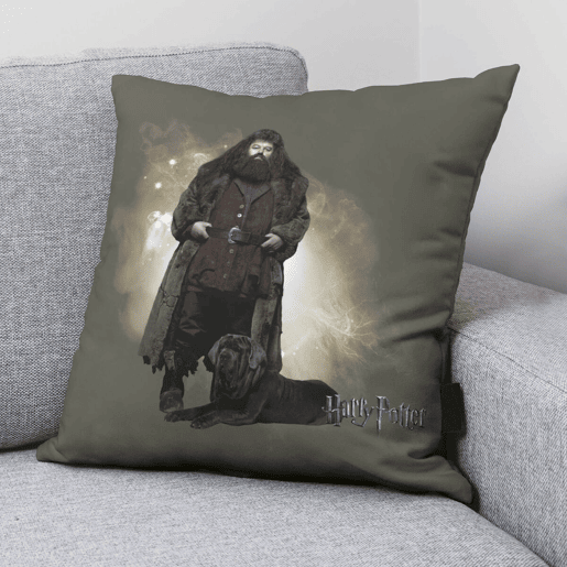 Capa de travesseiro Harry Potter Hagrid 50 x 50 cm Capa de travesseiro Harry Potter Hagrid 50 x 50 cm