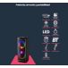 INFINITON Altavoz Portatil Party EQ90, 900 W, Subwoofer, Control Remoto INFINITON Altavoz Portatil Party EQ90, 900 W, Subwoofer, Control Remoto Negro