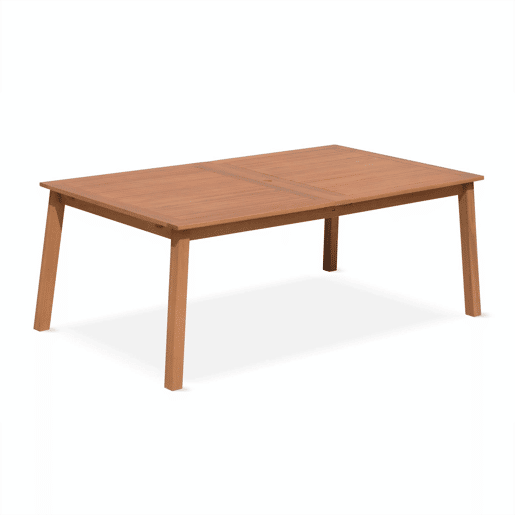 Mesa de jardim de madeira com capacidade para 12 pessoas, Almeria 300cm, Madeira, 240x100x75 cm