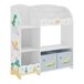 Estantería Infantil Lysekil aglomerado - Motivo de dinosaurio Estantería Infantil Lysekil aglomerado - Motivo de dinosaurio Multicolor