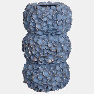 Jarro de flores MUZAKI Cerâmica 52 cm Azul