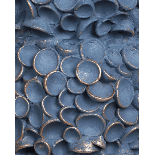 Jarro de flores MUZAKI Cerâmica 52 cm Azul