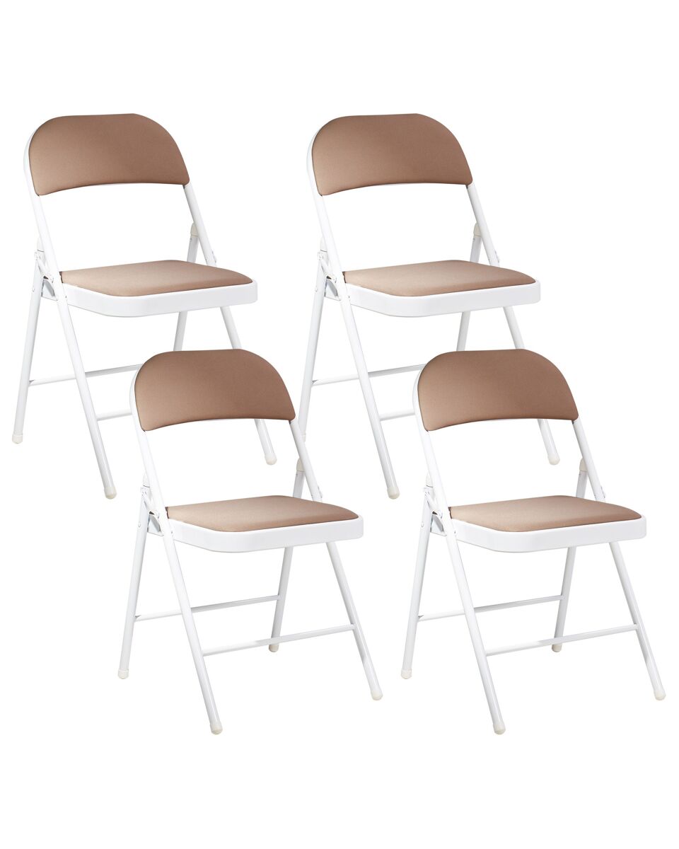 Beliani Silla de comedor SPARKS Beige