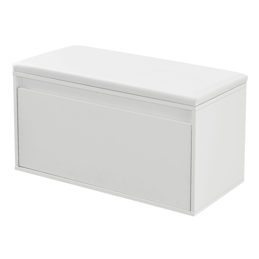 Sapateira Degerfors com gaveta 80x39x45 cm - Branco en.casa