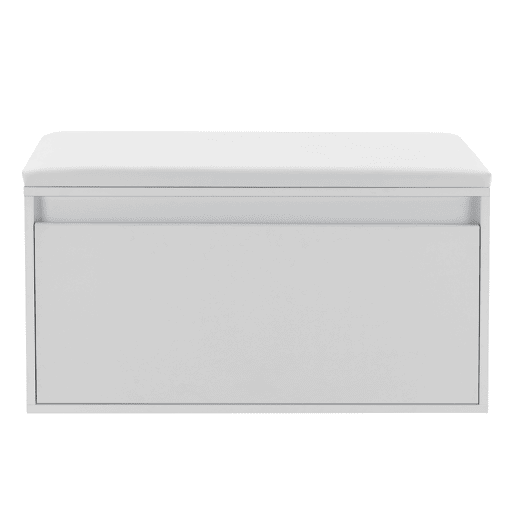 Sapateira Degerfors com gaveta 80x39x45 cm - Branco en.casa