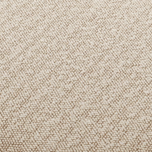Pufe de tecido com arrumação, Stool, Branco, 45x45x38 cm