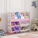 Estantería Infantil Rødøy con cajas - Motivo de unicornio Estantería Infantil Rødøy con cajas - Motivo de unicornio Multicolor