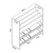 Estantería Infantil Rødøy con cajas - Motivo de unicornio Estantería Infantil Rødøy con cajas - Motivo de unicornio Multicolor