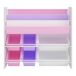 Estantería Infantil Rødøy con cajas - Motivo de unicornio Estantería Infantil Rødøy con cajas - Motivo de unicornio Multicolor